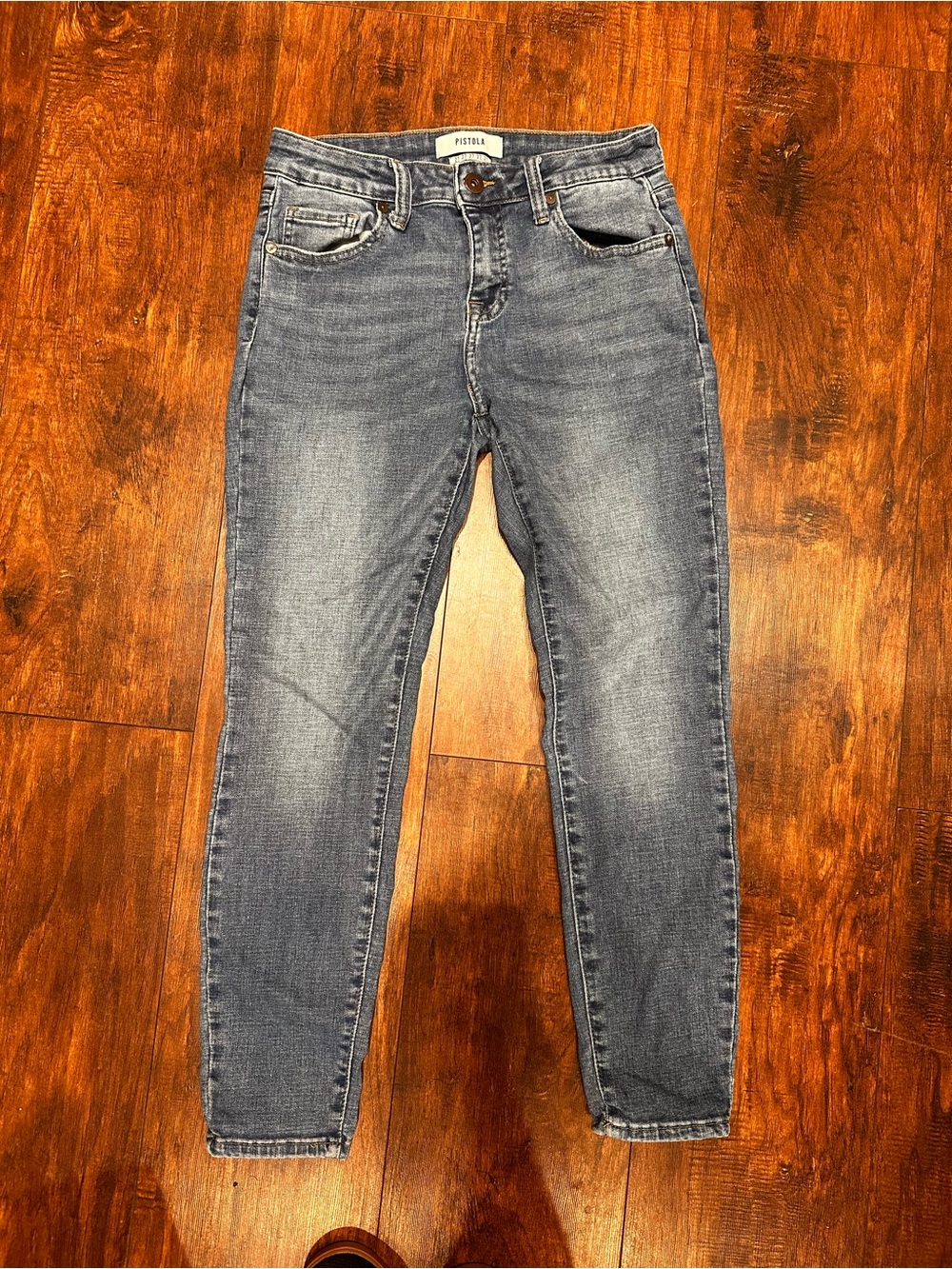 Pistola REVOLVE Skinny Denim Jeans Womens 27 Medium Wash Cotton Blend Stretch